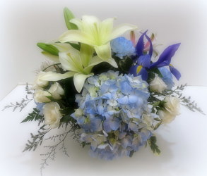 Sky Blue from Lesher's Flowers, local St. Louis Florist since 1973